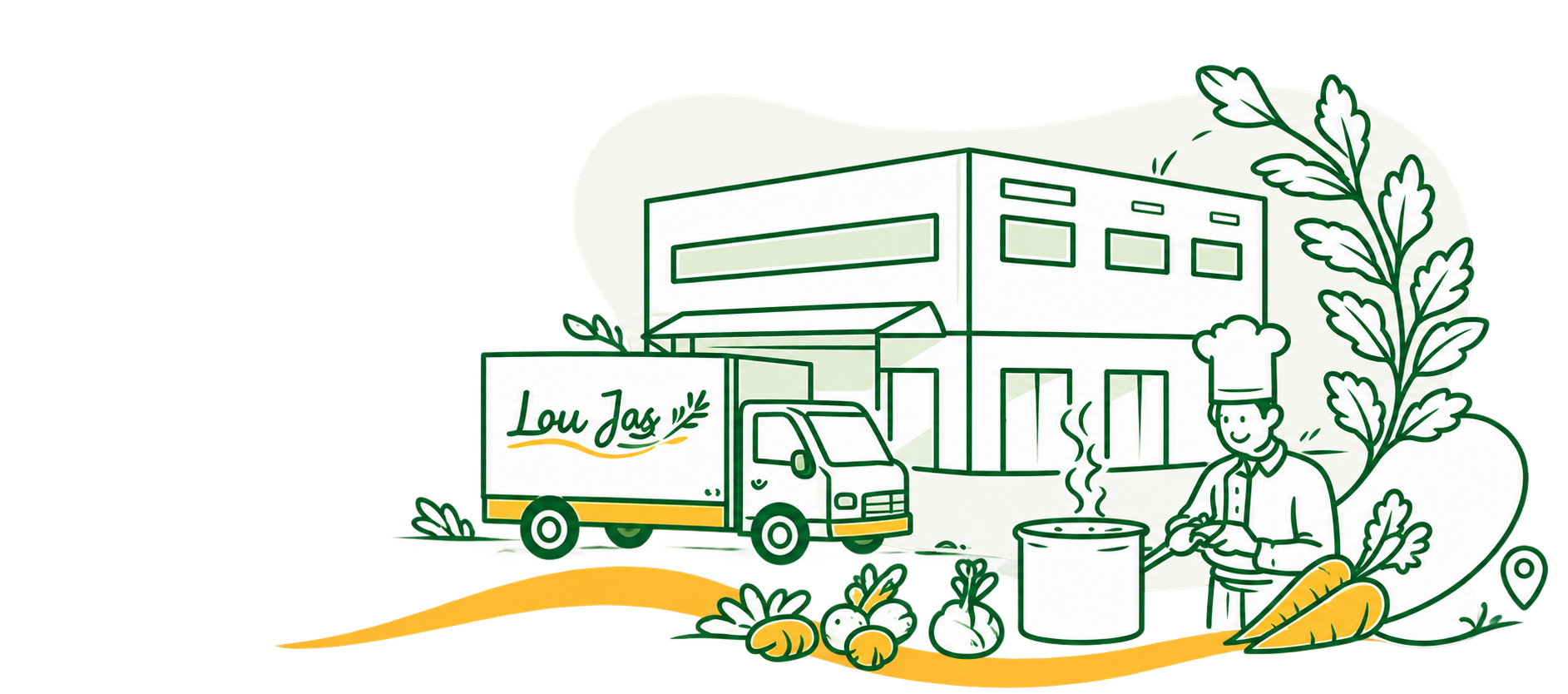 Illustration de l'entreprise adaptée Lou Jas
